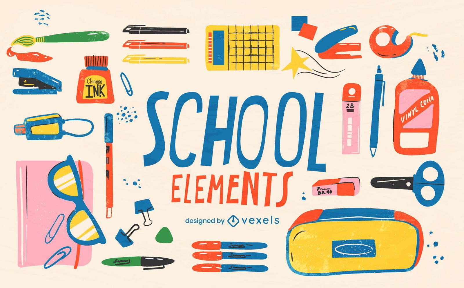 Watercolor Back To School Vinyl