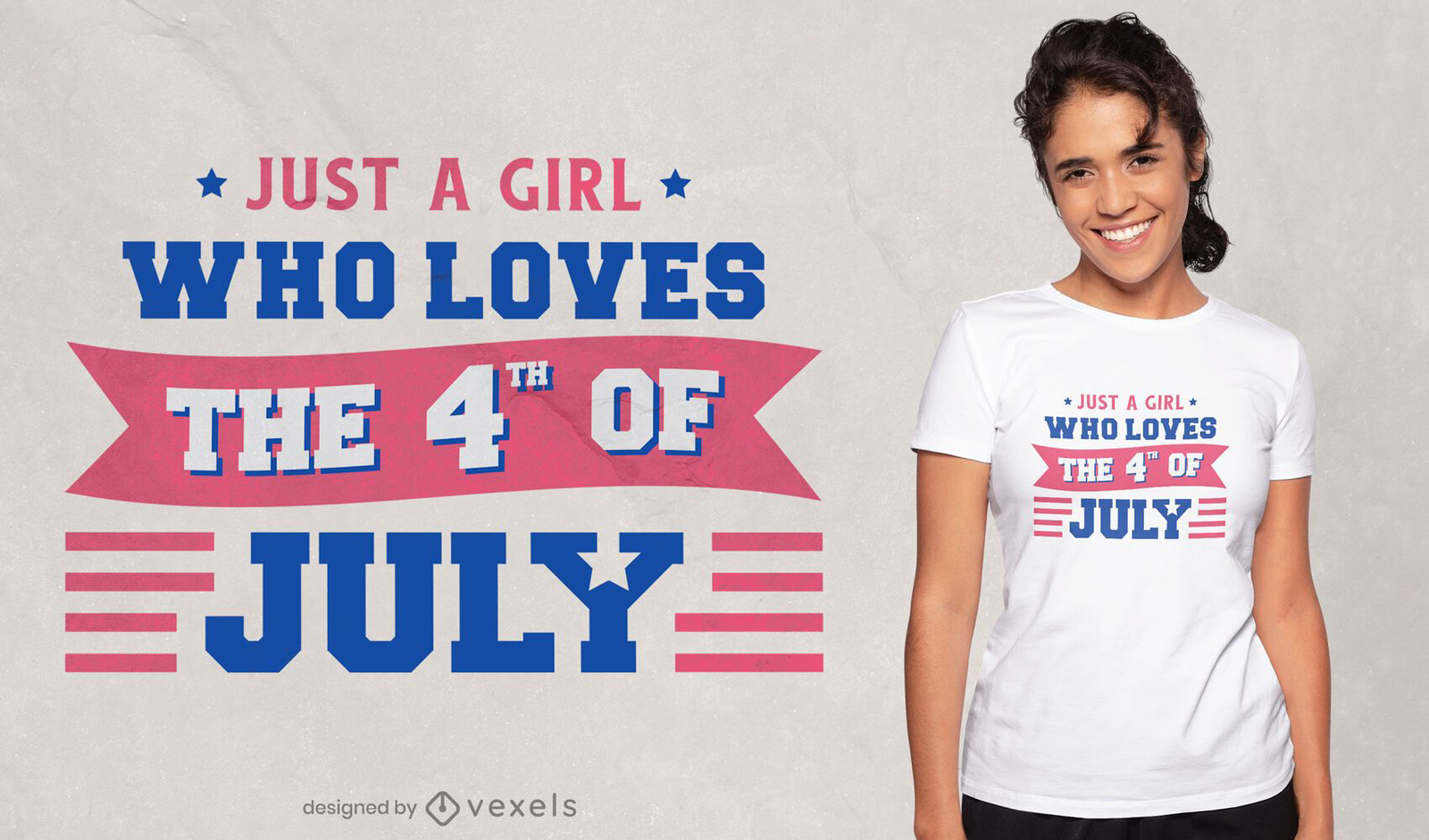 Camiseta Anime American Eagle 4 de julho Meninas Ameri