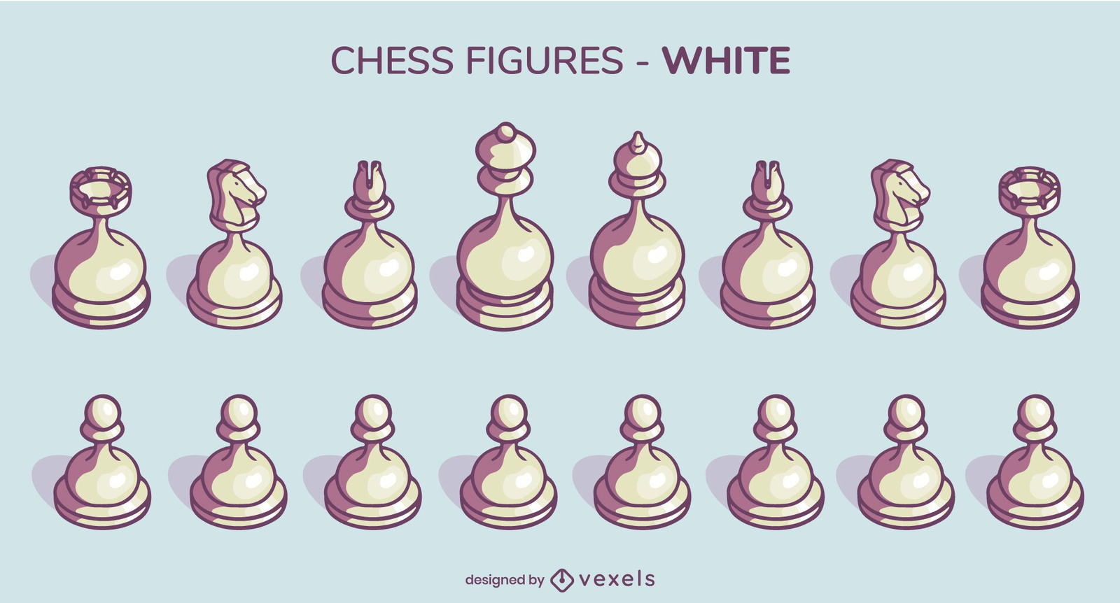 Chess Pieces Illustration