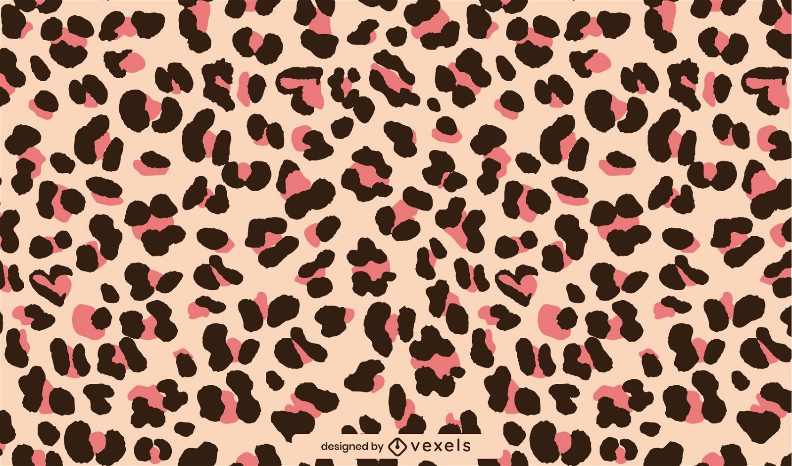 Pink Leopard Animal Print Pattern Vector Download