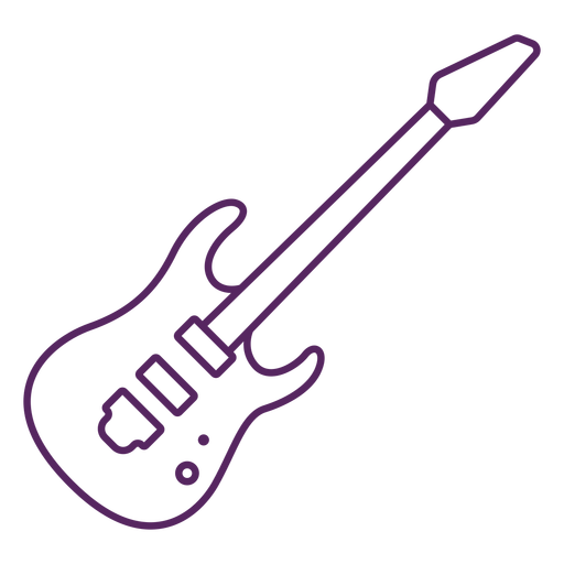 Stroke Gitar Elektrik Retro PNG \u0026 SVGStroke Gitar Elektrik Retro PNG \u0026 SVG  