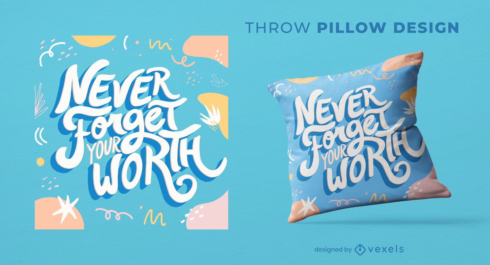 Motivational throw clearance pillows