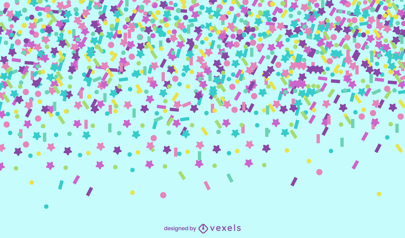 Confetti Celebration Background Design Vector Download