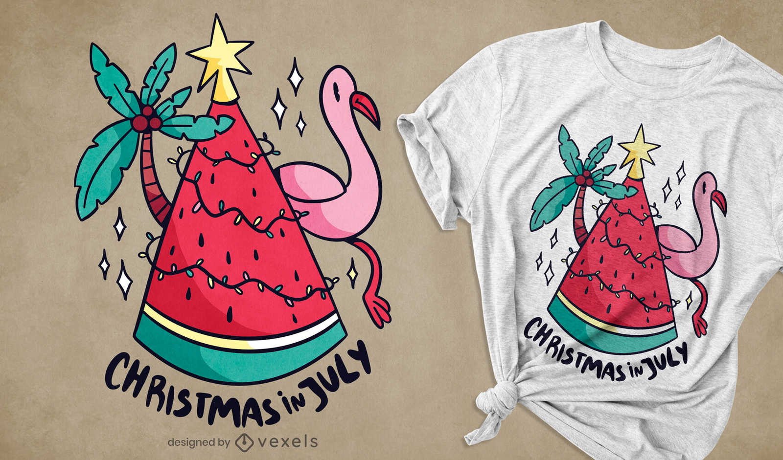 christmas in july t shirts