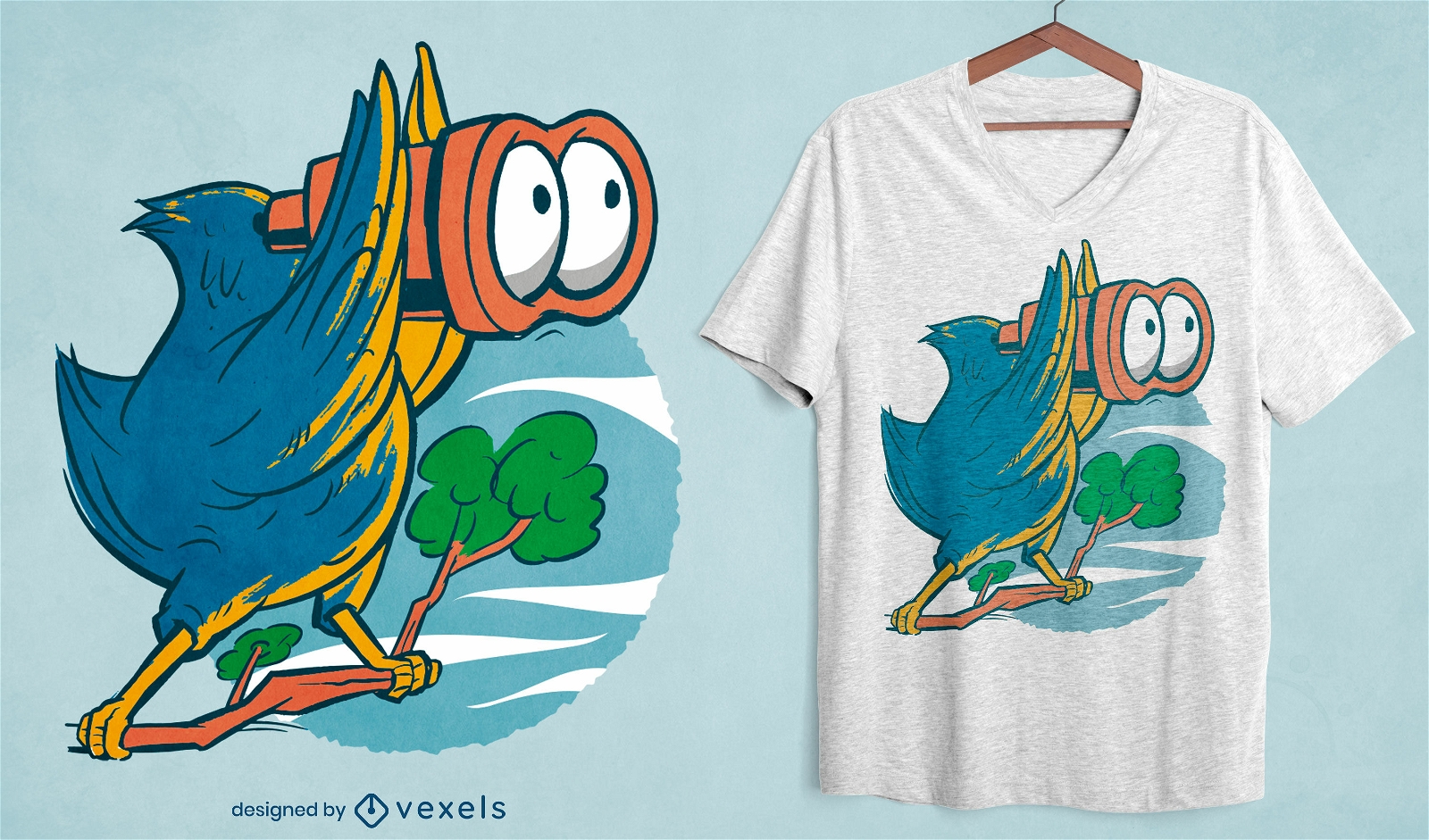 Transforming a T-shirt: Bird Costume