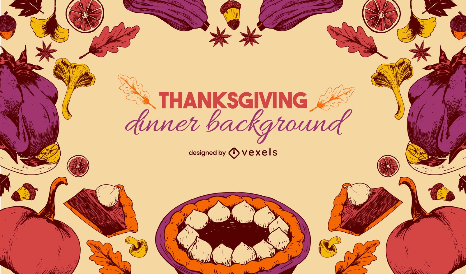 thanksgiving dinner wallpaper