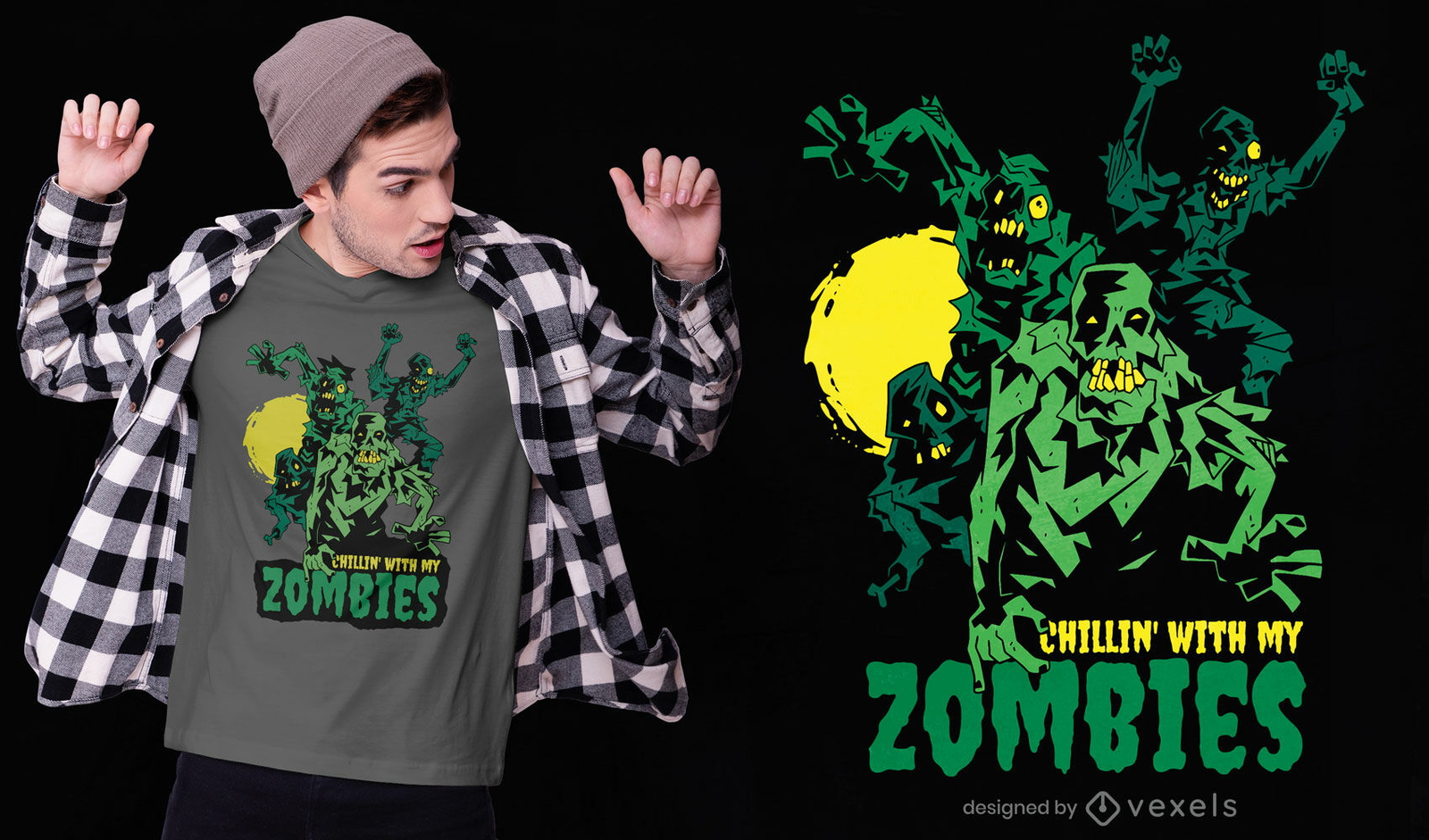 Zombies PNG Designs for T Shirt & Merch