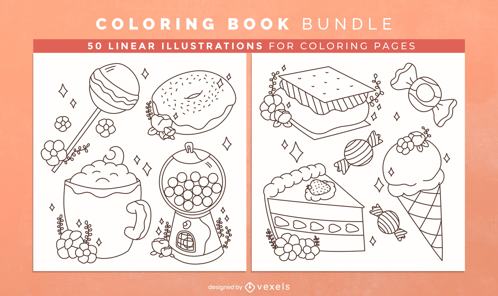 Food & Pantry Planner Coloring Book