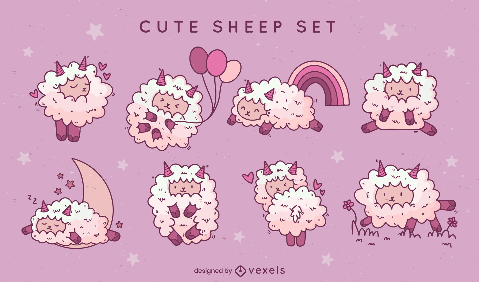 Premium Vector  Cute sheep character. prints on t-shirts