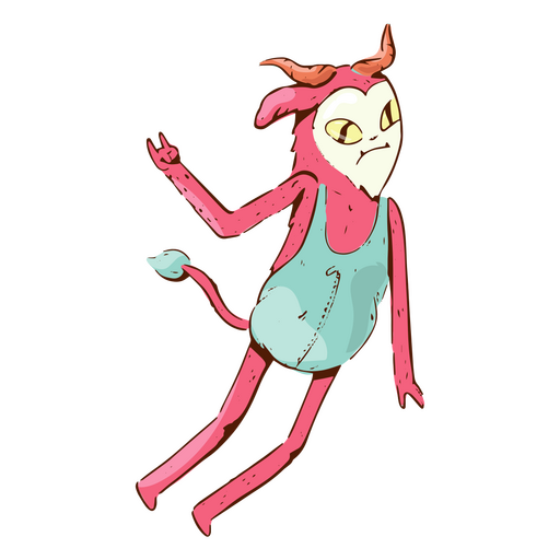 Anti Christmas Goat Weird Character PNG & SVG Design For T-Shirts