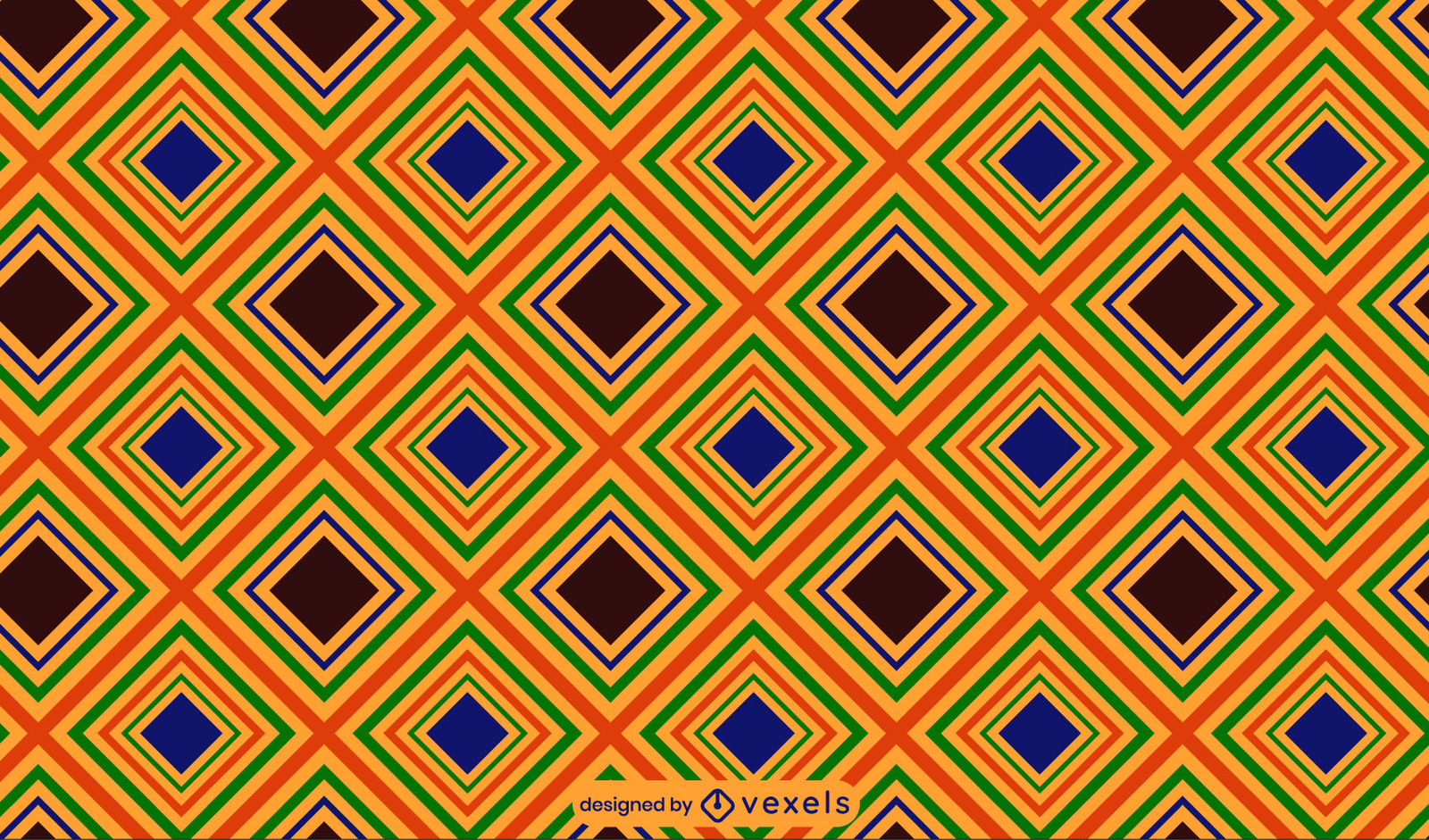 Happy Kwanzaa Holiday African Seamless Pattern Design with