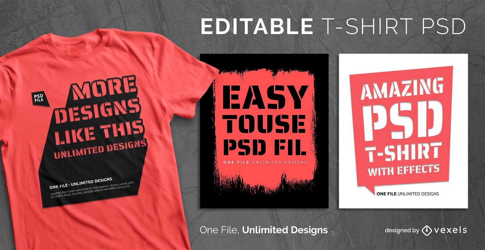 Magazine Cover Scalable T-shirt Psd PSD Editable Template