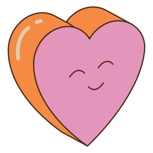 smiling heart clipart