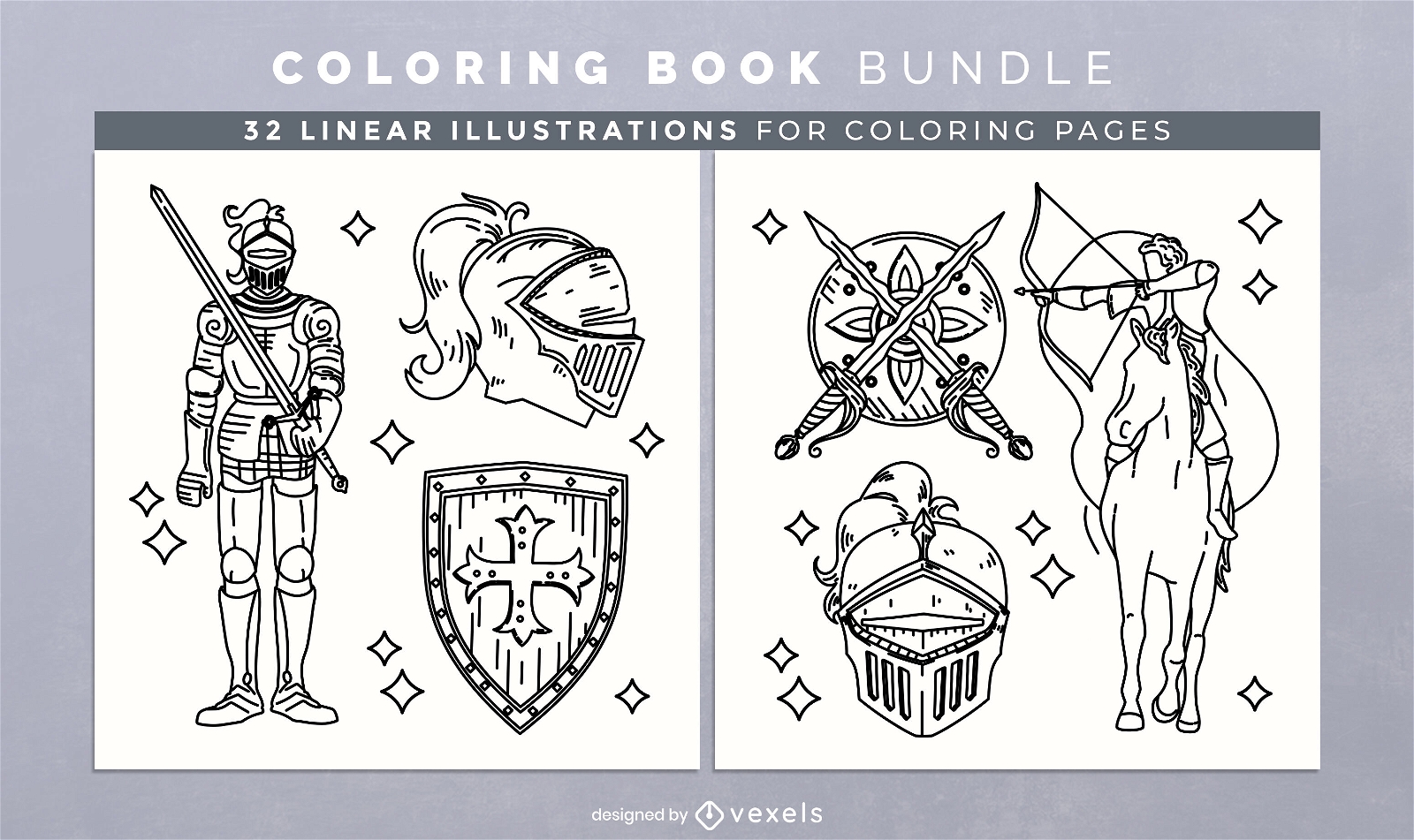 medieval coloring book pages