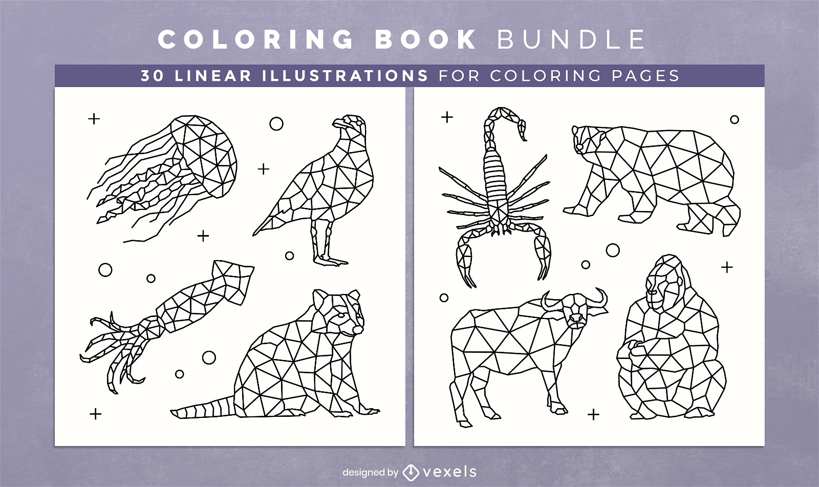 Animals Coloring Book for Adults - Kdp Graphic by ishop · Creative Fabrica