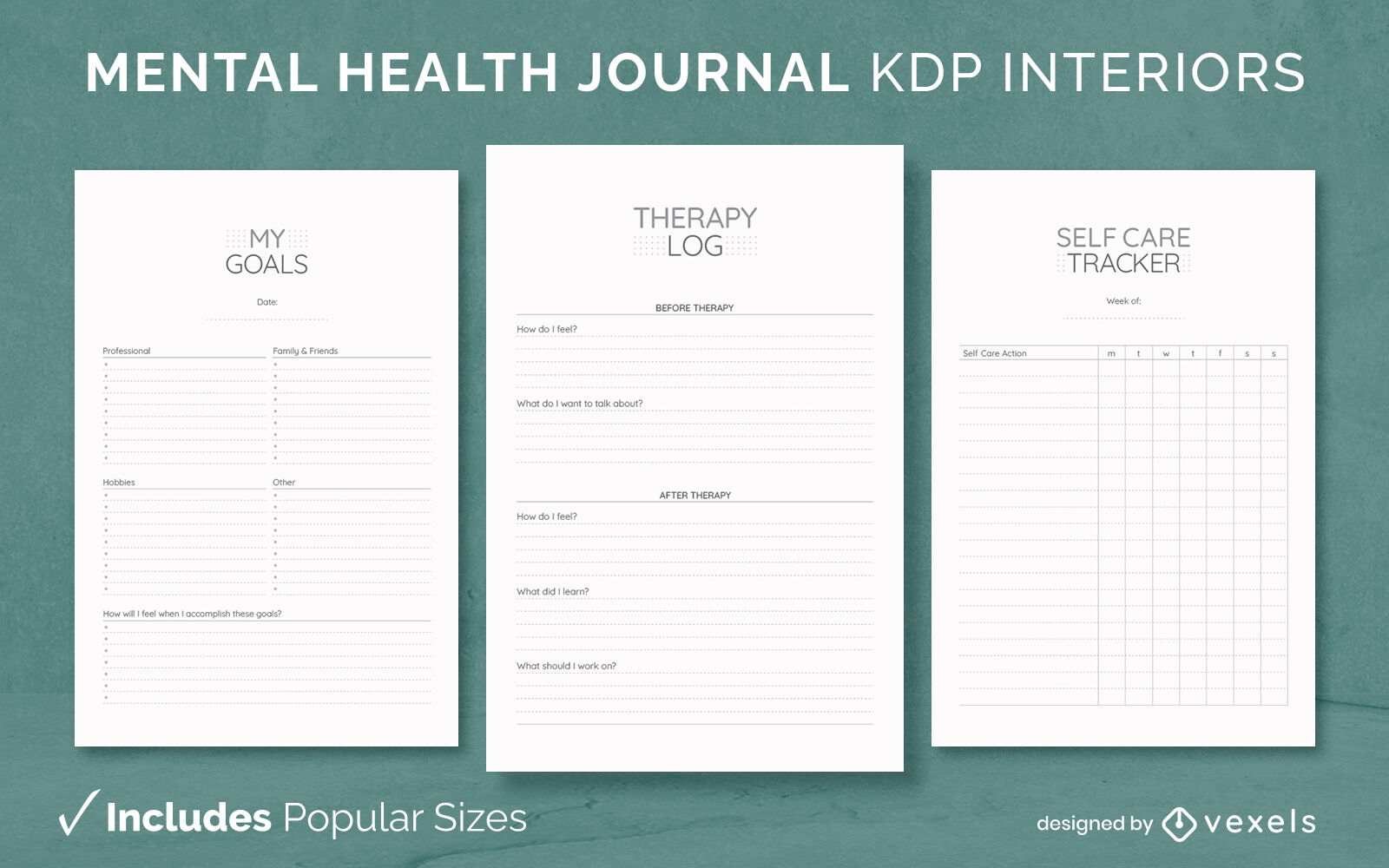 simple-mental-health-journal-design-template-kdp-vector-download