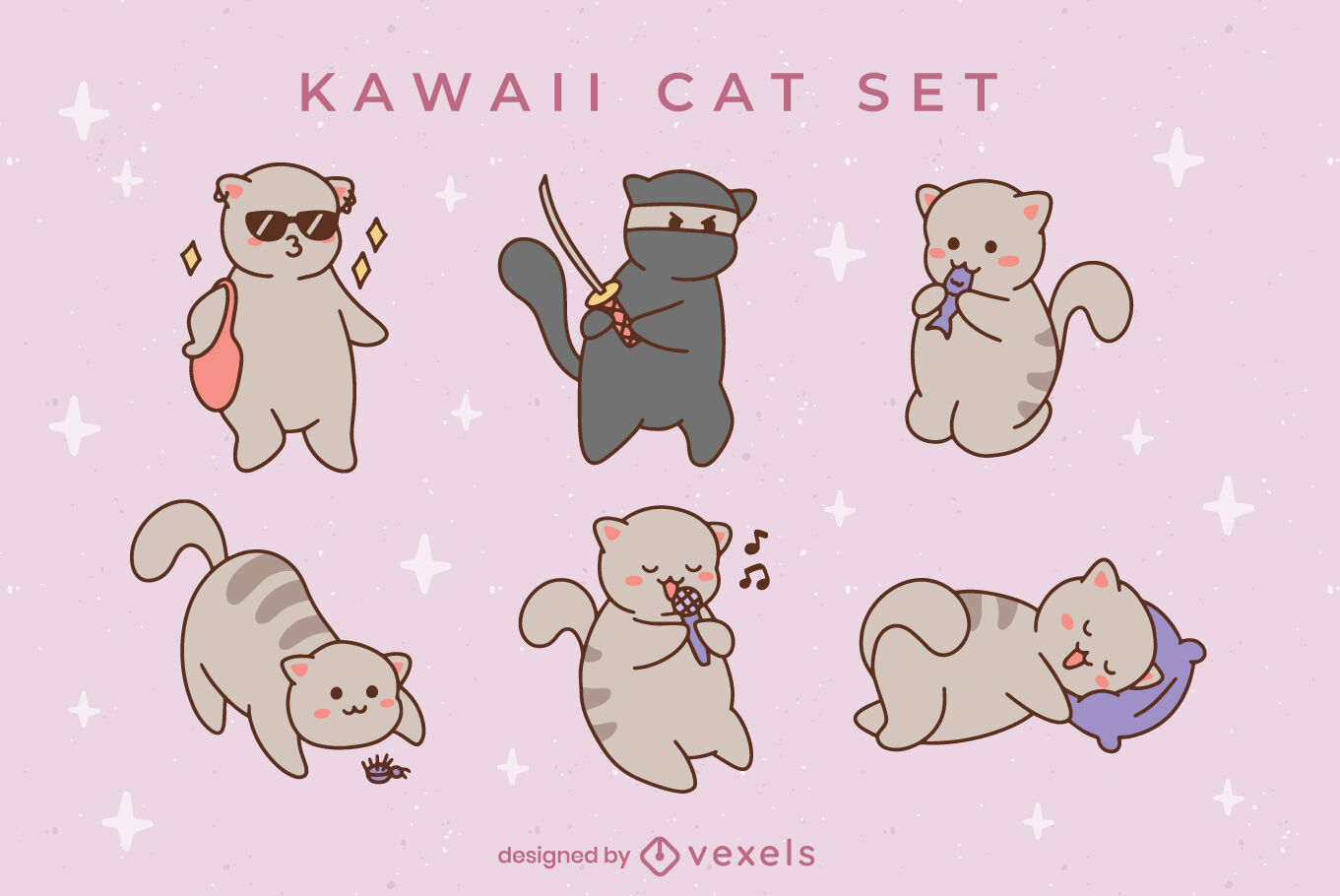 gatos kawaii