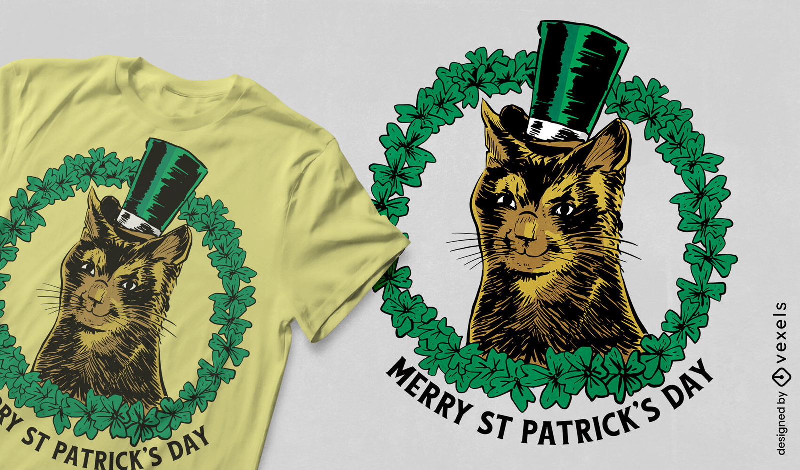 St patrick's day cat clearance shirt