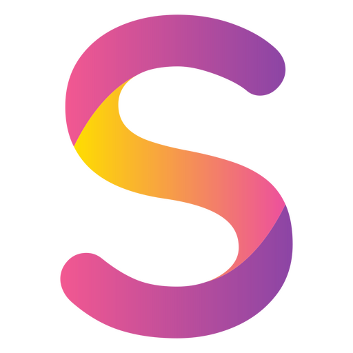 Gradient Letter S Alphabet PNG & SVG Design For T-Shirts