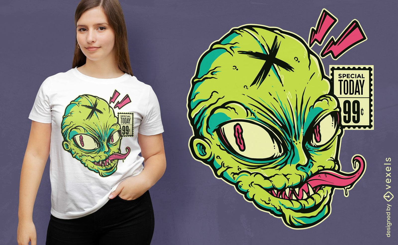 Alien PNG Designs for T Shirt & Merch