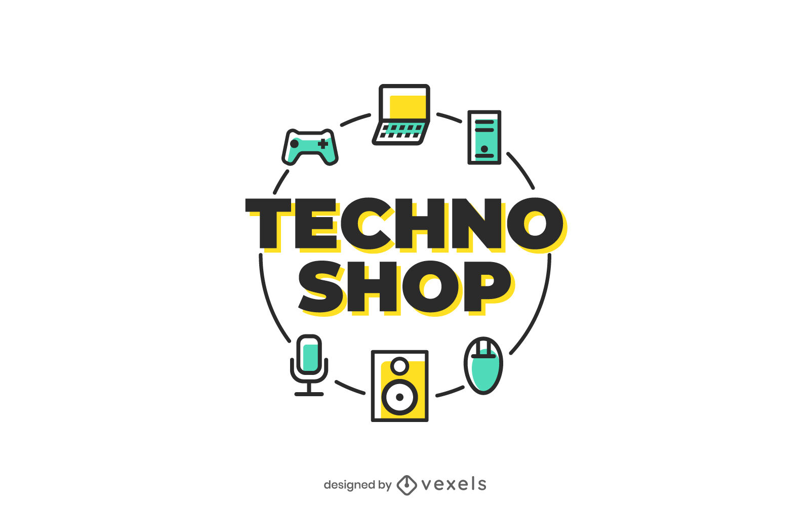 Techno Desktop, logo, sphere png | PNGEgg