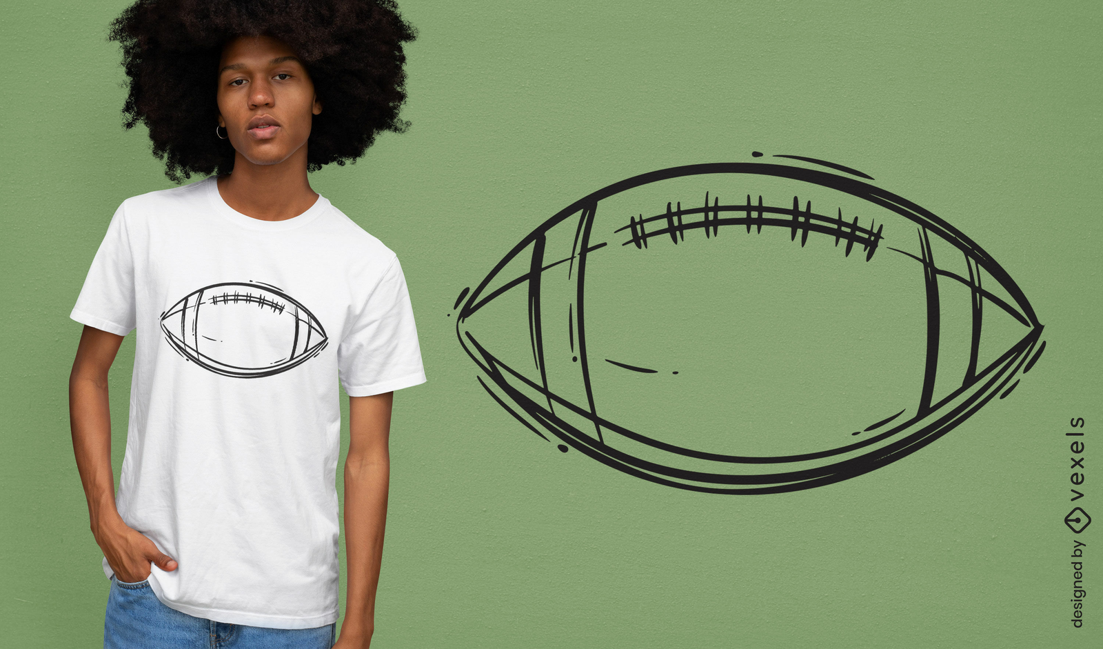 American Football T-shirt Design