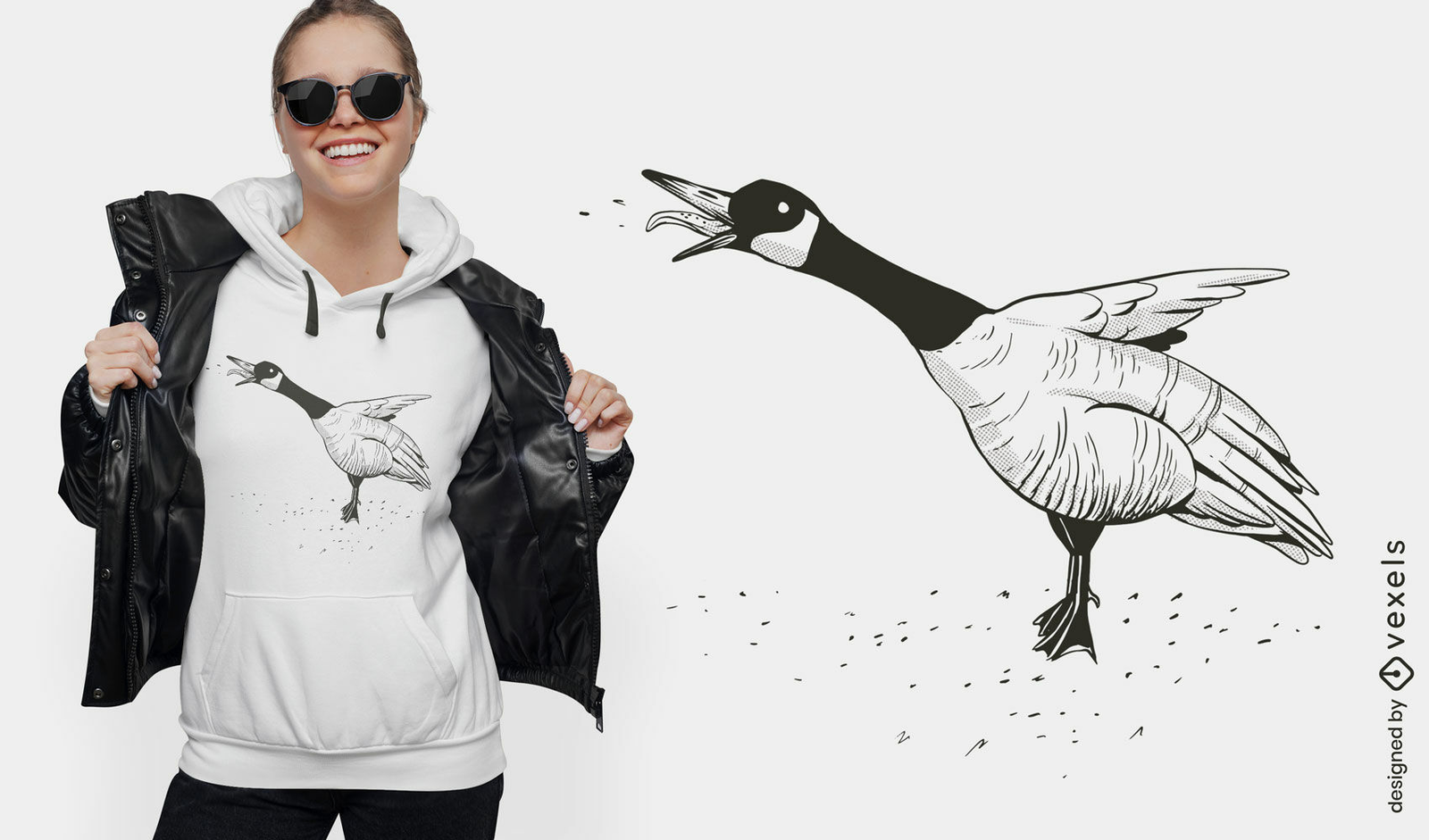 Canada goose quote discount vector