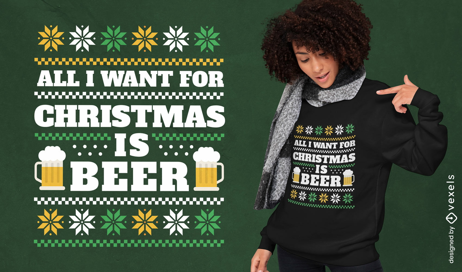 Beer on sale ugly sweater