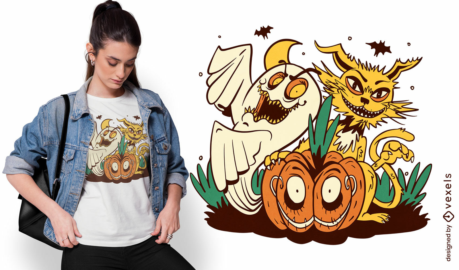 Designs PNG de desenho de halloween para Camisetas e Merch