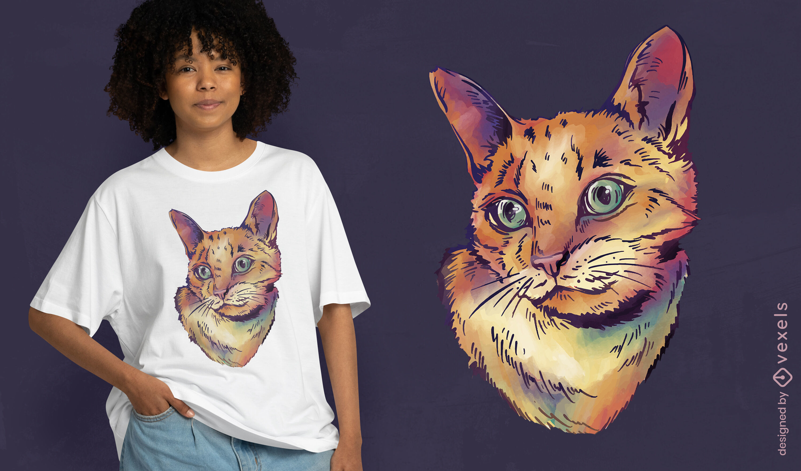 realistic cat shirt