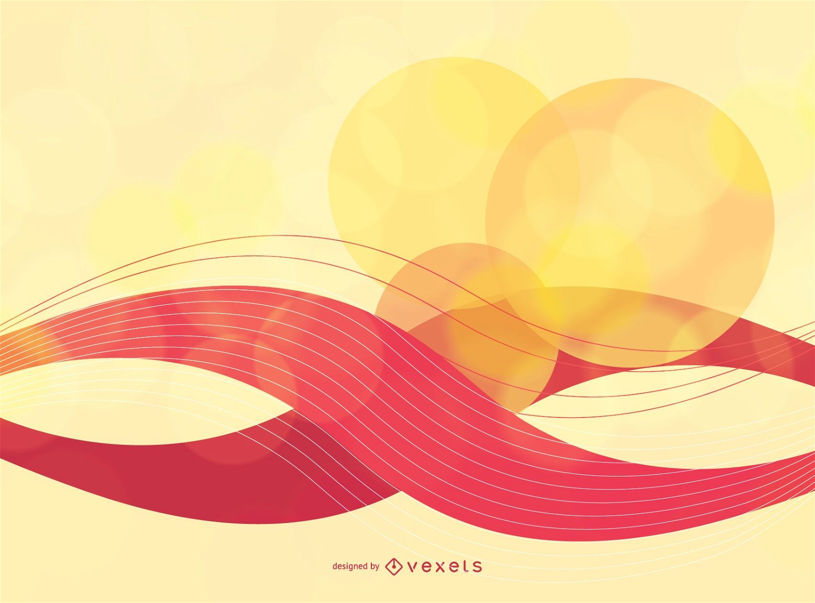 red vector graphics design background