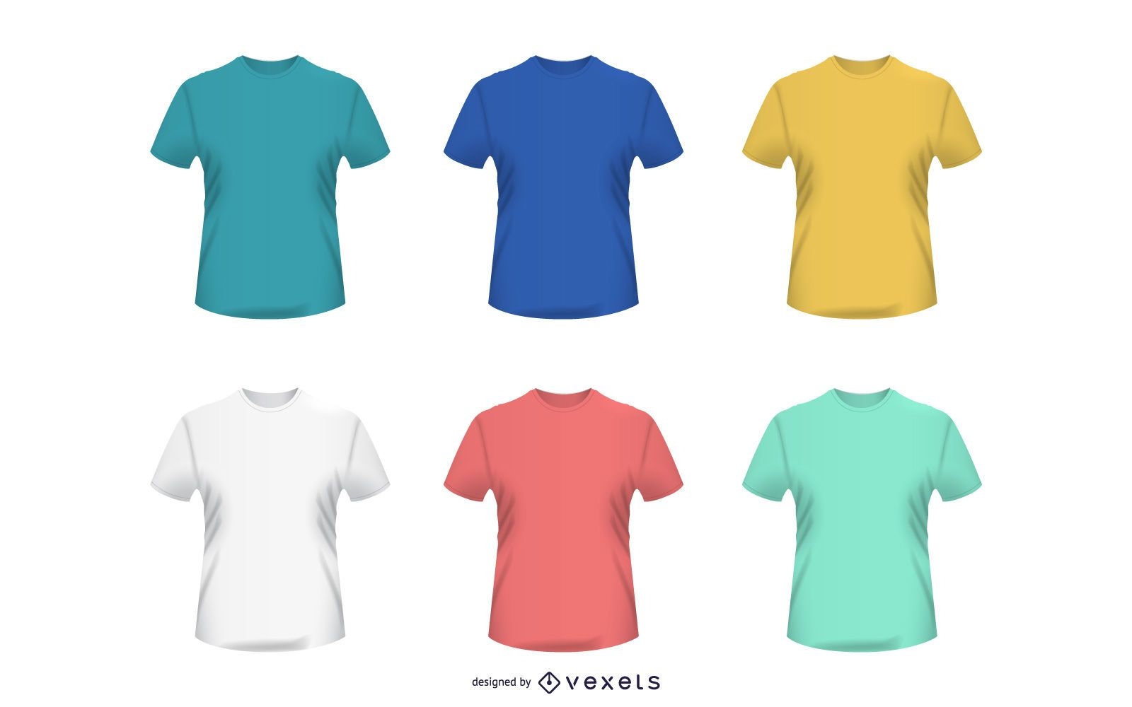 How To Create A Vector T-Shirt Mockup Template In Adobe Illustrator ...