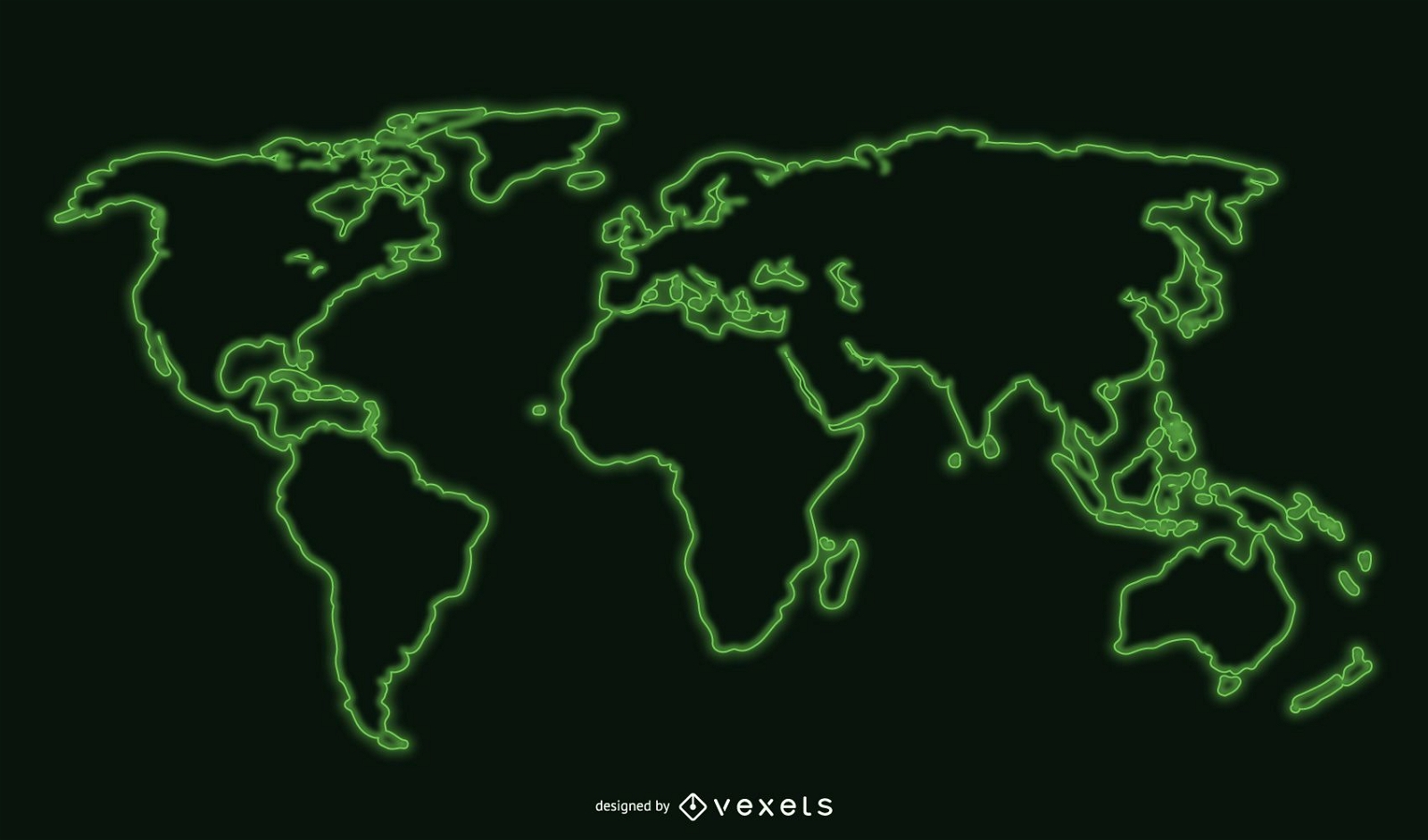 cool world map desktop background