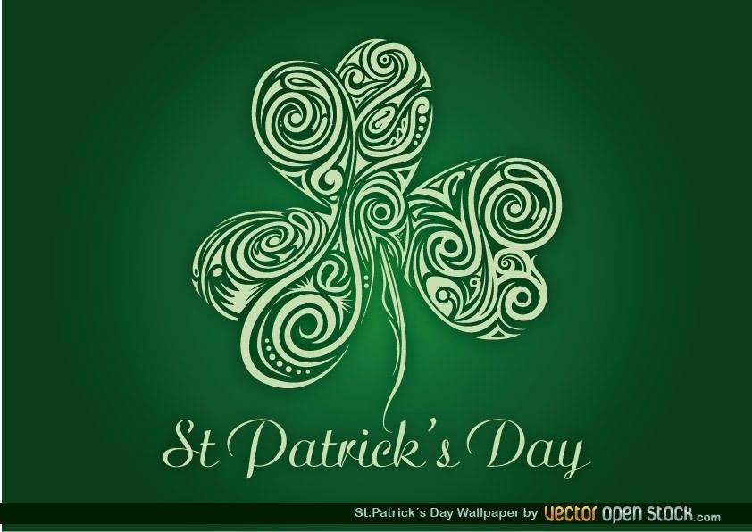 Seamless background pattern for St Patricks Day with cute Irish icons in  green and black St Patricks Day giftwrap wallpaper textiles Stock  Vector  Adobe Stock