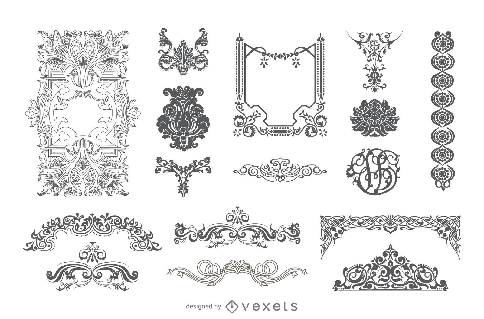 Victorian Ornaments Vector Download