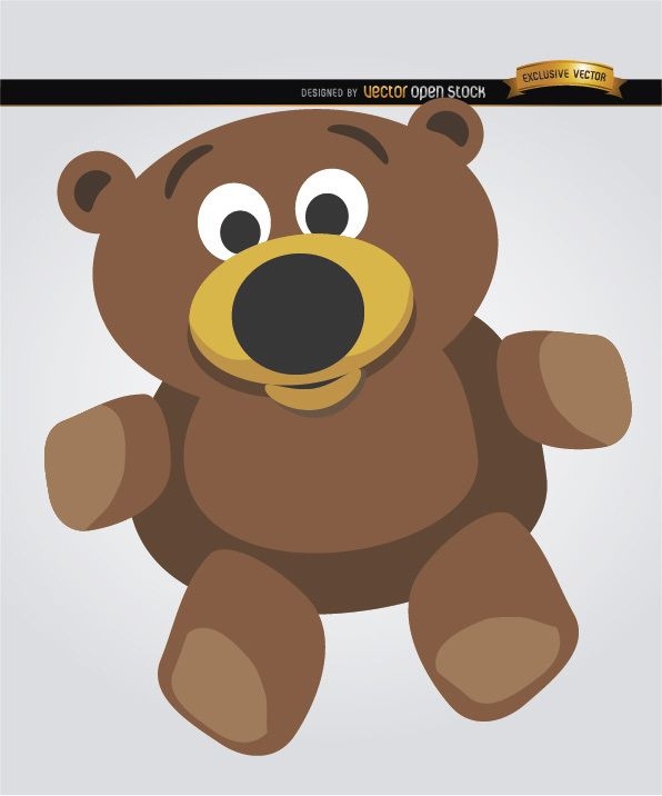 Vetor De Desenhos Animados De Ursinho De Pelúcia PNG , Urso Teddy, Desenho  Animado, Vetor Imagem PNG e Vetor Para Download Gratuito