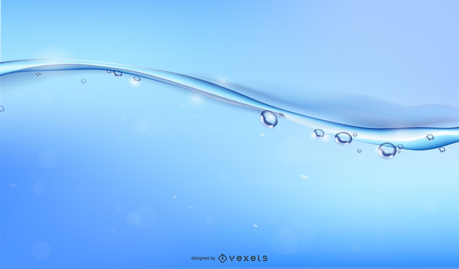 Realistic Water Edge Splashed Background Vector Download