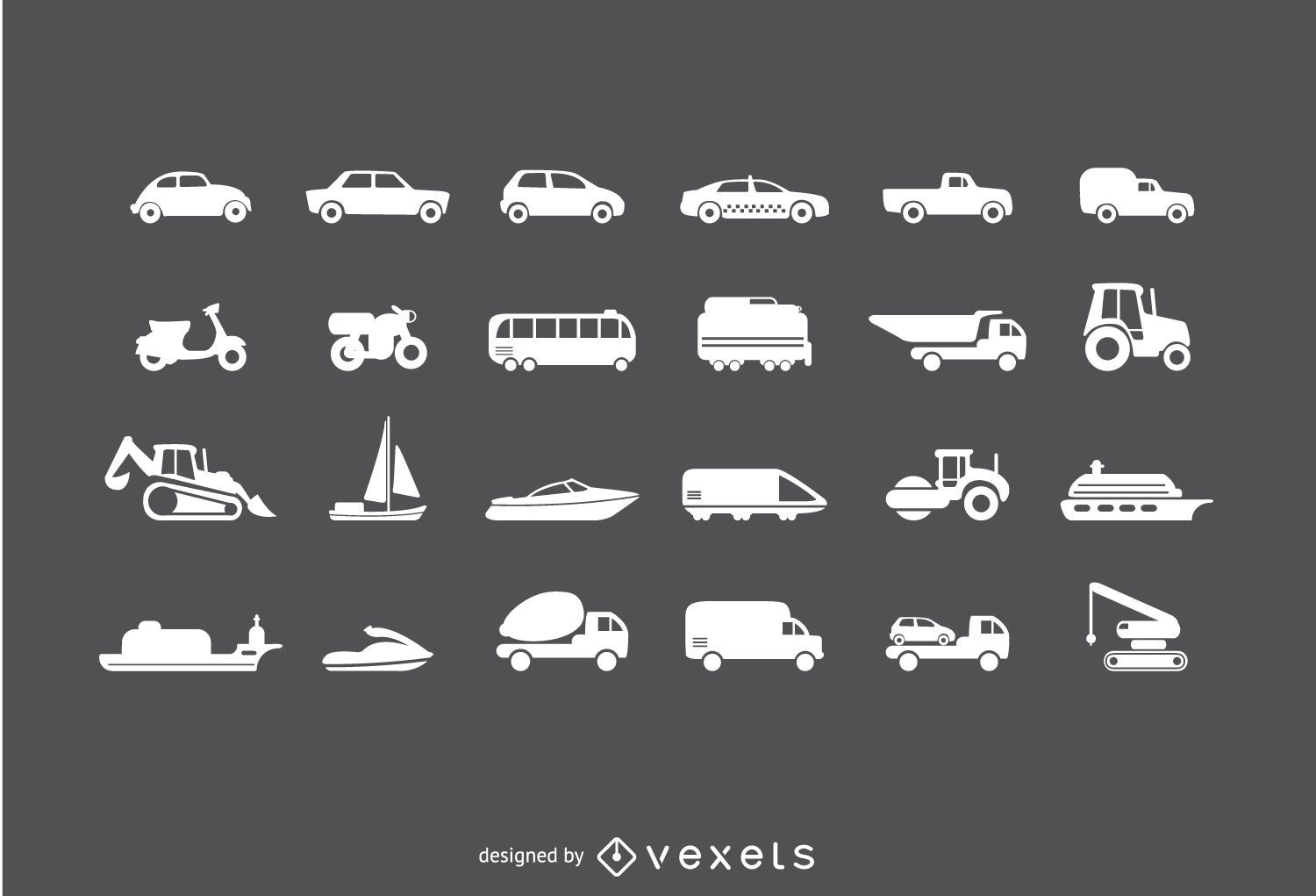Vehicle Icon Set