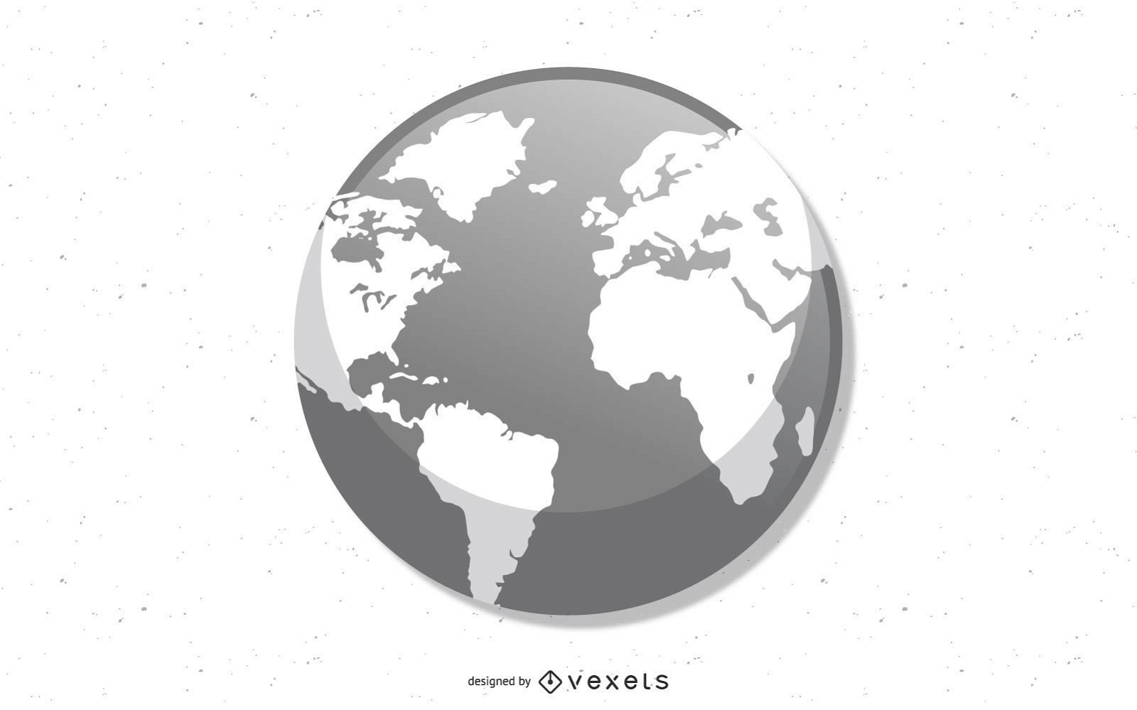 World globe ball map earth education image Vector Image