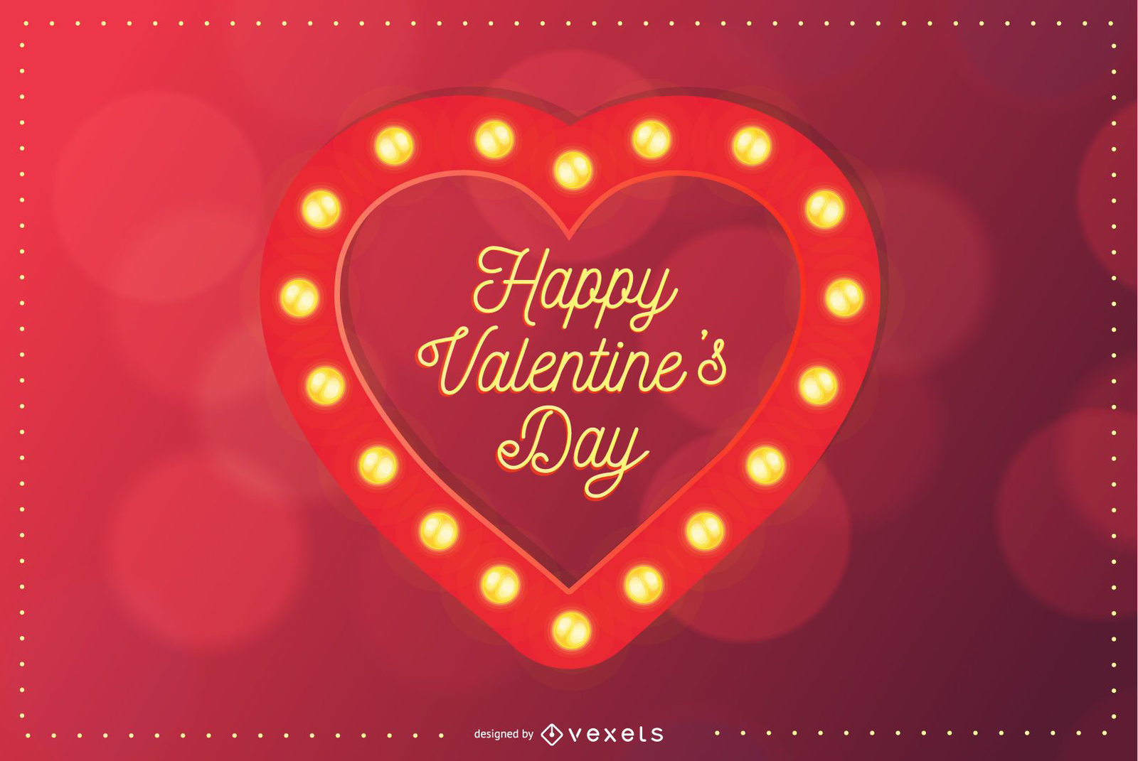 Free Vector Modern Happy Valentine's Day Background Vector Art & Graphics