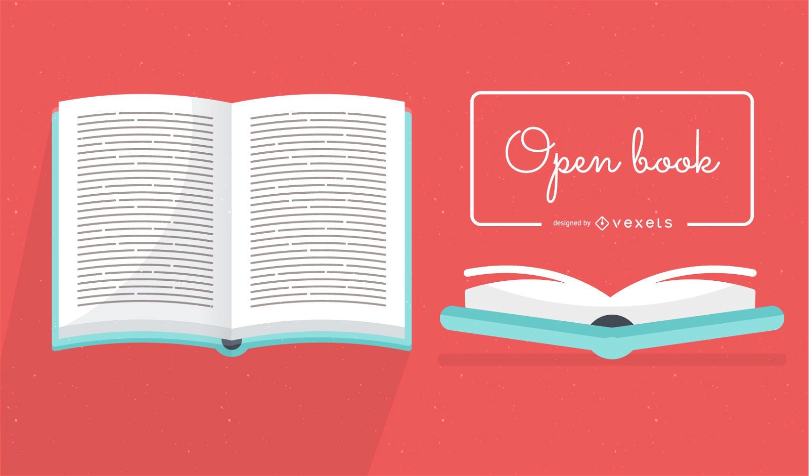 open book vector