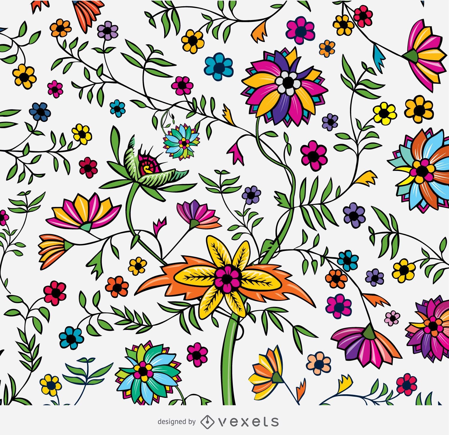 floral patterns and designs