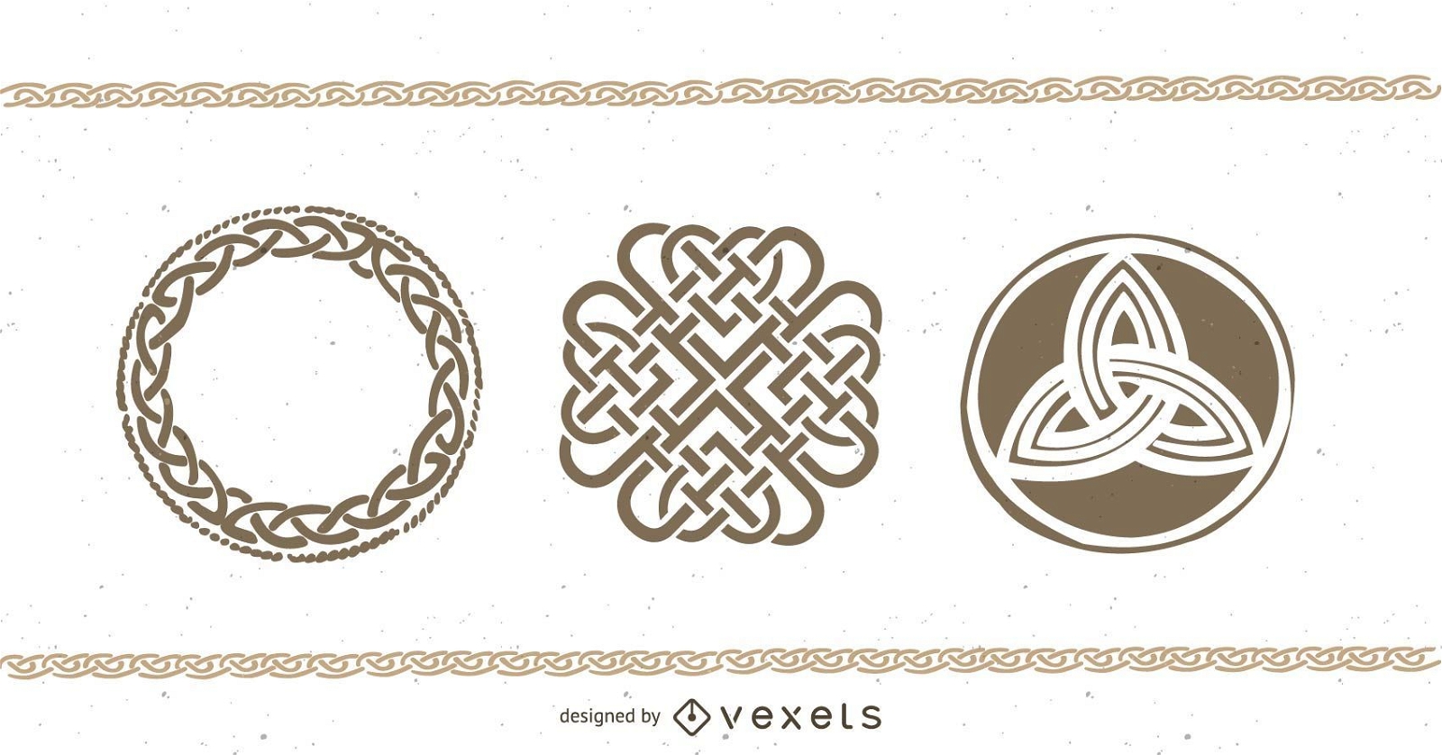 Medieval Celtic knot tattoo set. Celtic, Irish knots ornament. Celtic  symbols, endless knot shape vector icon, infinite spirit unity symbol,  pagan circle tribal symbols graphics isolated Stock Vector by ©luisvv  521438750