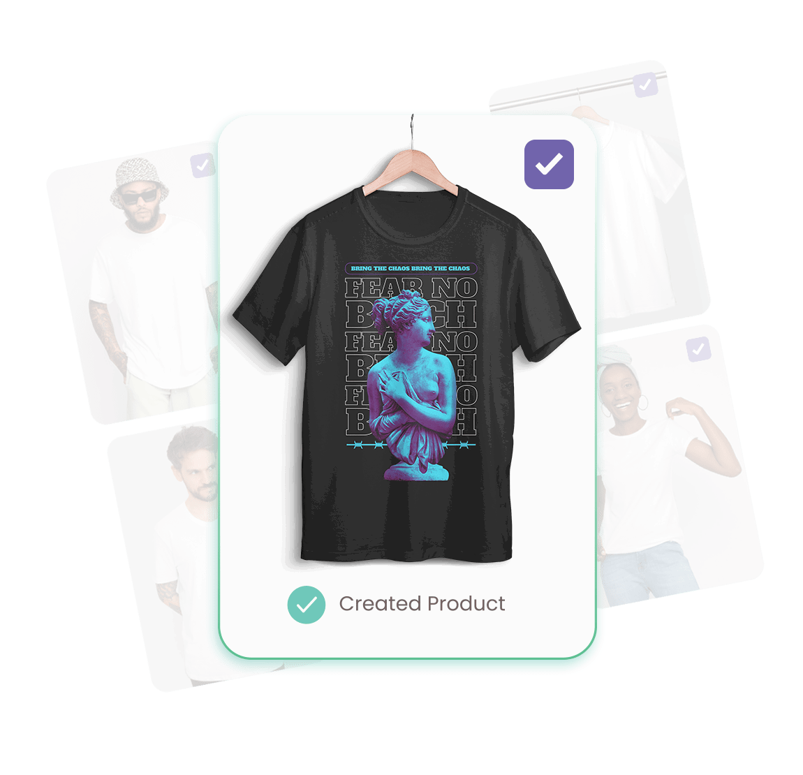 created product on store