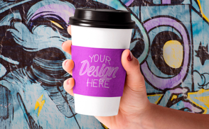 Coffee cup mockup psd design