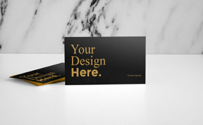 Branding business cards mockup