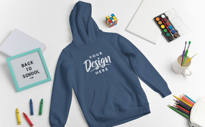 Hoodie with school supplies mockup-repeated