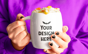 halloween mug mockup