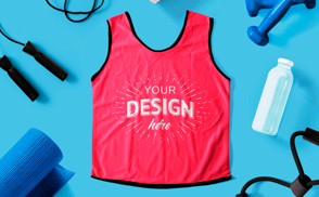 tank top mockup composition