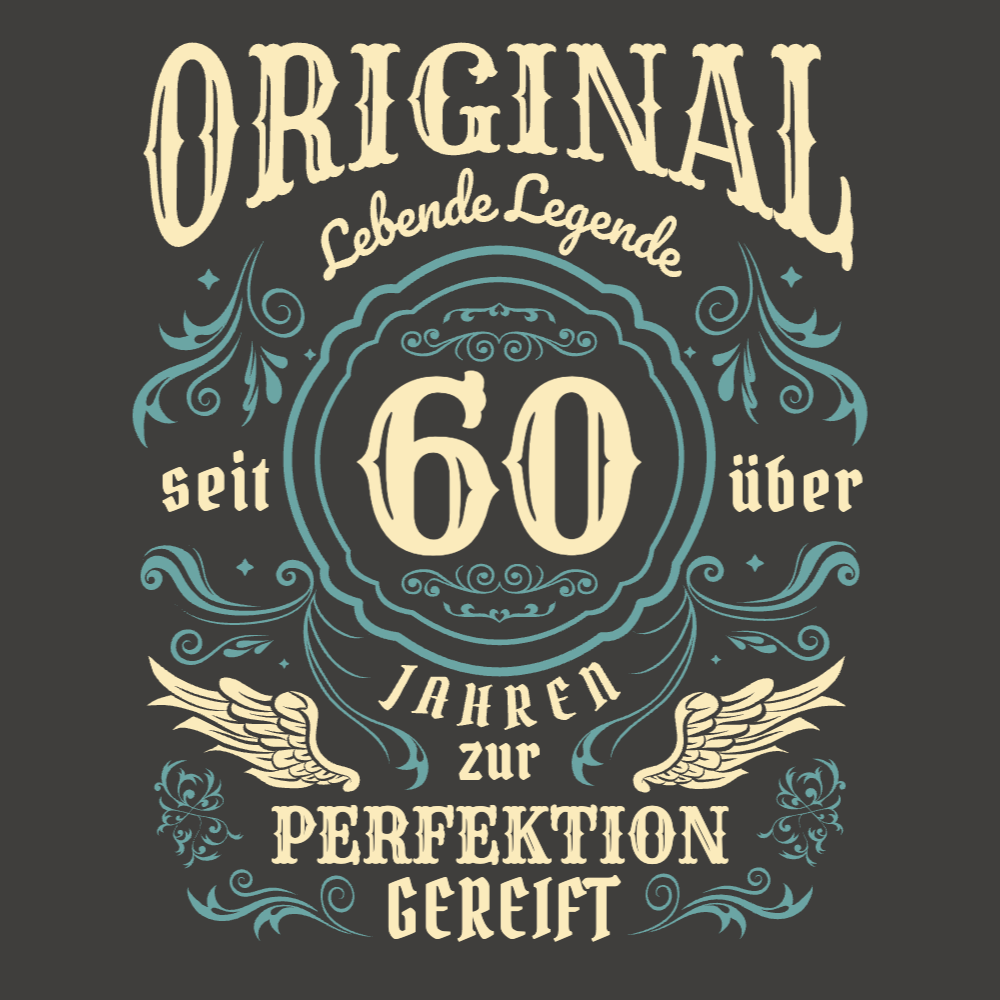 60th birthday vintage quote t-shirt template | Create Merch